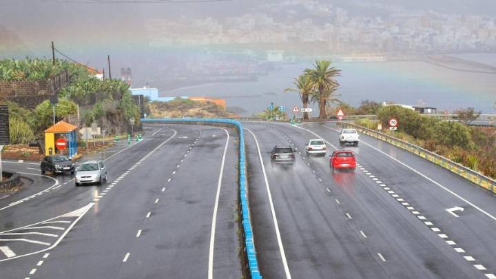 La borrasca Claudia descarga las primeras lluvias en La Palma