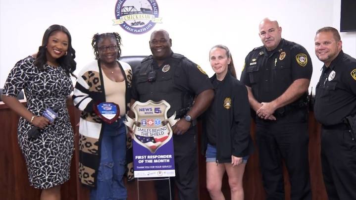 A heart for service: Chickasaw police officer honored for years of giving back to families in need
