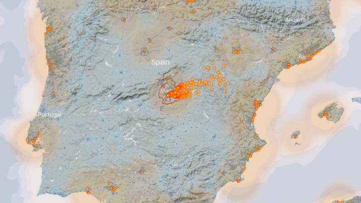 Este mapa te permite saber cuánto contamina tu ciudad