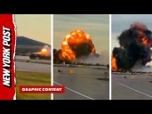 Massive Fiery Explosion as Plane Crashes in Louisville, Kentucky