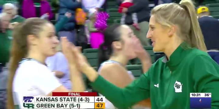 Green Bay women’s basketball defeats Kansas State