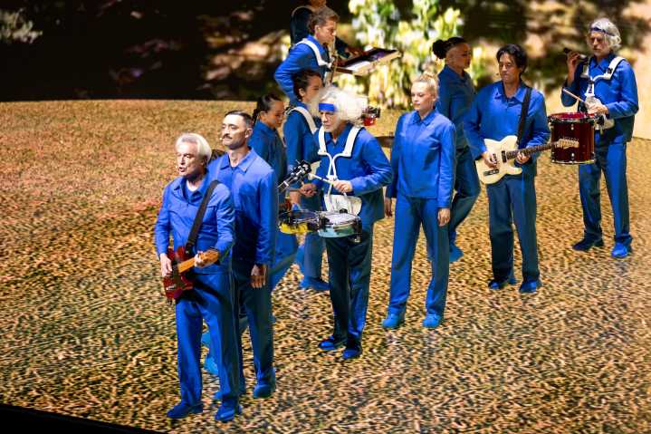 David Byrne gives LA a fiery night of Talking Heads and solo music