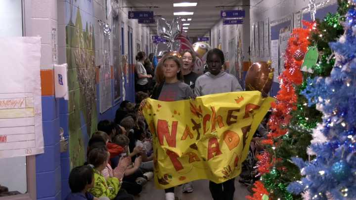 Natcher Elementary holds first Thanksgiving Parade