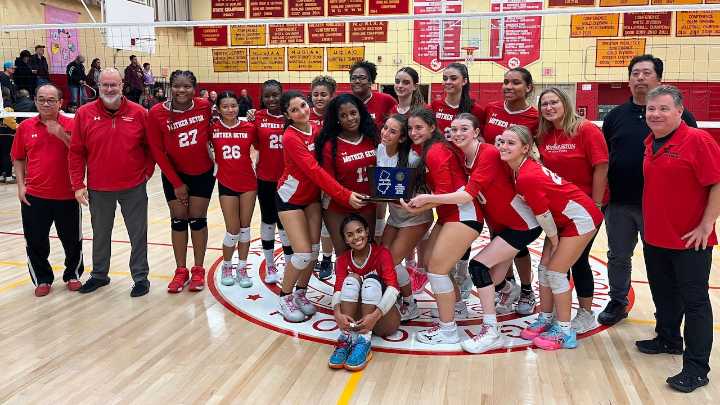 Mother Seton girls volleyball wins second sectional title, Moran achieves milestone