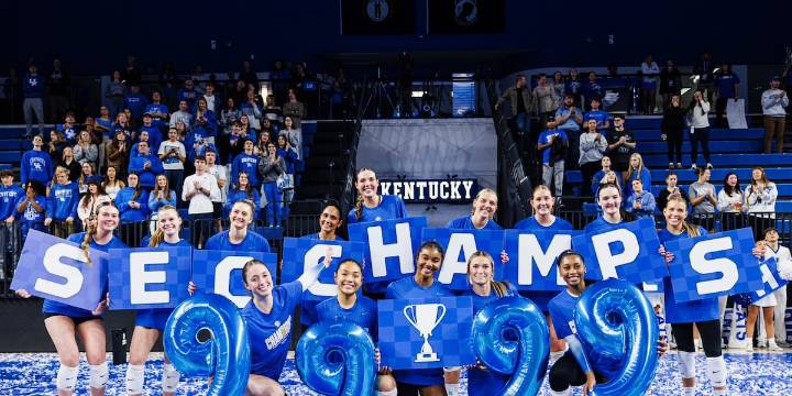 Kentucky Volleyball wins its ninth-straight SEC Regular Season Championship
