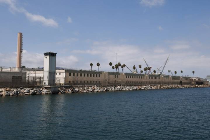 Federal Bureau of Prisons says falling concrete is forcing it to close a prison near Los Angeles