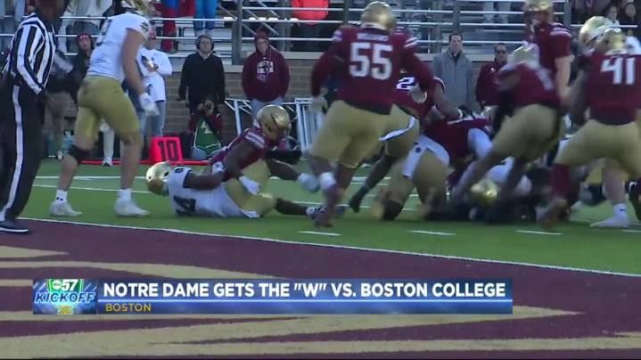 Fighting Irish get the job done in Boston