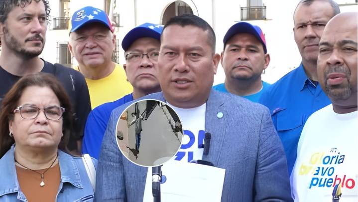 Lo apuntaron con una pistola y denuncia atentado frustrado: cámaras registran tenso momento vivido por dirigente venezolano Chile