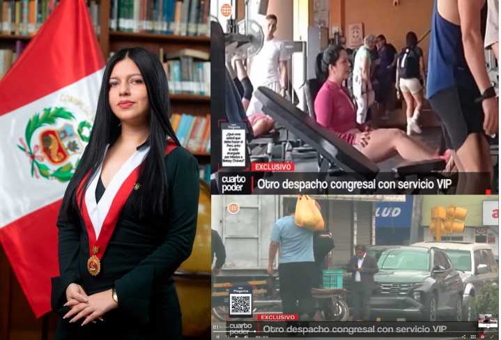 Congresista Ariana Orué: denuncian que usa a su trabajador de ‘lleva y trae’ al gimnasio y contratar en el Parlamento al socio de su hermana