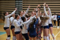 See photos from the Division 1 volleyball district final at Skyline High School