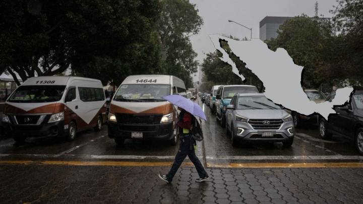 Emiten alerta por lluvias intensas que afectarán a varios estados de México entre martes y jueves