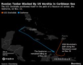 Buque de guerra de EE UU cortó el paso a petrolero ruso que se dirigía a Venezuela