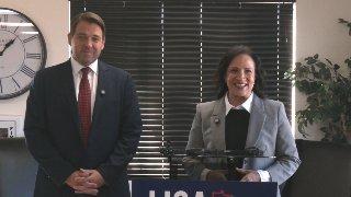 MN Governor candidate Lisa Demuth visits Moorhead with newly announced running mate