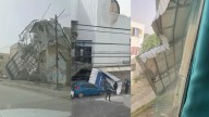  Alerta Roja: Las ráfagas ya causan destrozos en Comodoro Rivadavia