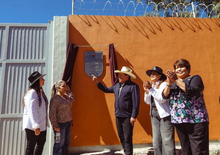 Inaugura Godezac infraestructura educativa en Noria de Ángeles