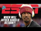 Adam Schefter says we've likely 'seen the LAST of Jayden Daniels this season'