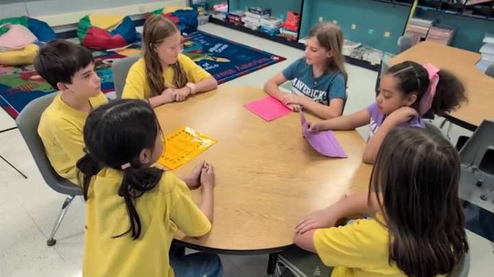 Students learning to mediate conflict in school after presentations by Bexar County program