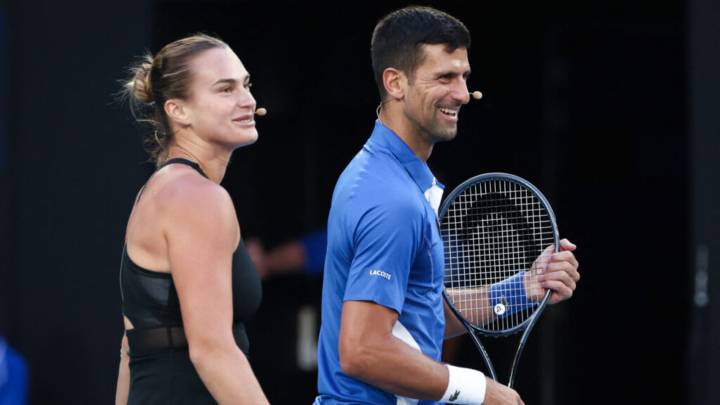 Aryna Sabalenka hopes to bring Novak Djokovic into her corner for Nick Kyrgios match
