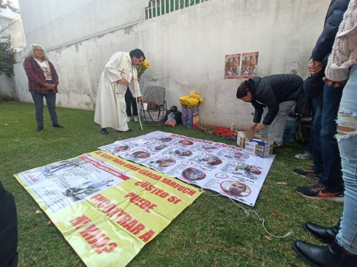 Familiares y colectivos realizan ceremonia por Olin Hernando Ojeda a casi un año de su desaparición