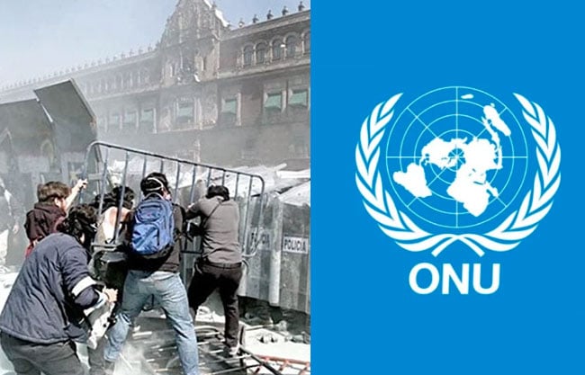 ONU urge a México investigar agresiones y posibles infiltraciones en marcha de la Generación Z