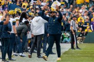 Overheard outside Michigan’s locker room: Emotional rollercoaster and a kicking meter