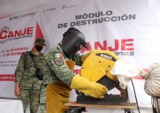 Ecatepec promueve el Canje de Armas por la Paz en Las Américas
