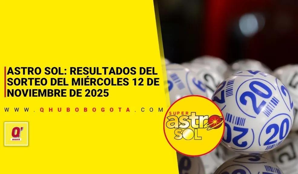 Astro Sol: resultados sorteo del miércoles 12 de noviembre
