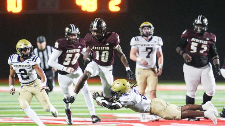 Atherton football makes history, earns Class 5A state semifinal spot