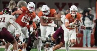 No. 16 Texas spoils No. 3 Texas A&M's perfect season 27-17, knocks Aggies out of SEC title game