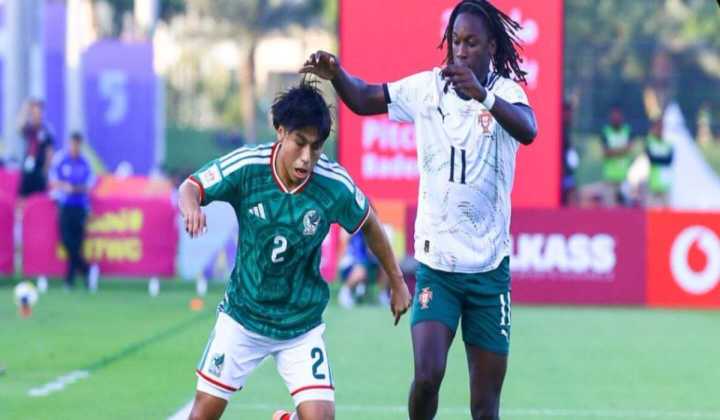 México eliminado del Mundial Sub 17 tras goleada de Portugal