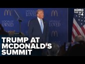 President Trump addresses affordability and rising food prices at McDonald's Impact Summit