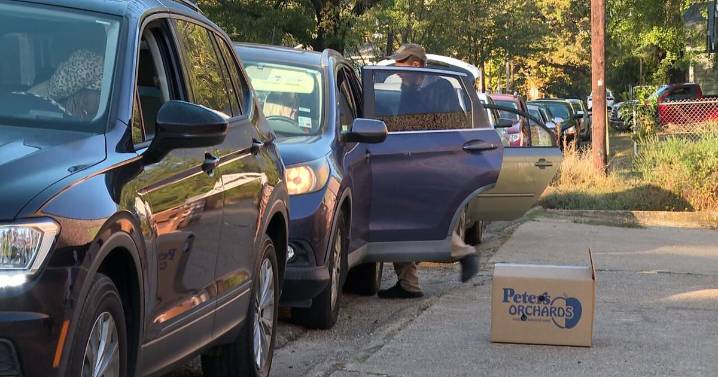 Harvest Texarkana distributes food at four drive
