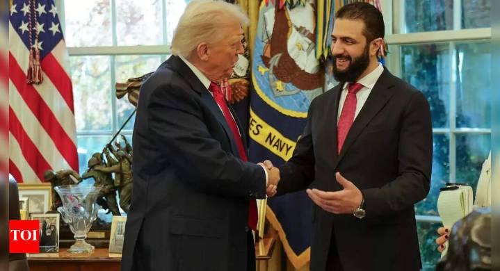 US-Syria meeting: Trump holds first-ever White House meeting with Al-Sharaa; America partially waives Caesar Act sanctions — top points