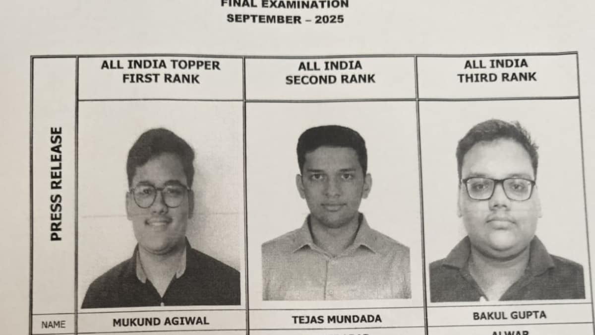 ICAI CA Success Story: Hyderabad's Tejas Mundhra Secures AIR 2 In CA Final