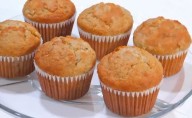 MUFFINS INTEGRALES SIN AZÚCAR ¡ESPONJOSOS!