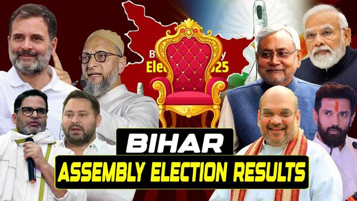 Bihar Election 2025 Result Live Updates | Counting, Leads & Political Reactions