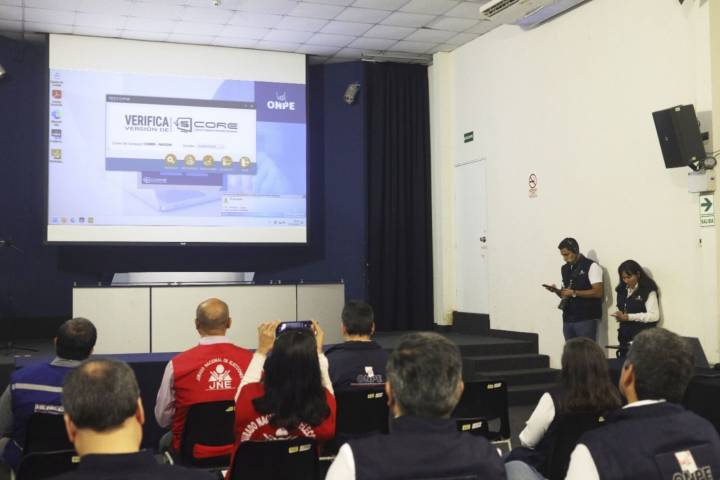 JNE fiscalizó simulacro de cómputo de resultados y capacitación de miembros de mesa