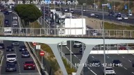 Un accidente en la A-6 a la altura de Las Rozas provoca retenciones kilométricas de entrada a Madrid
