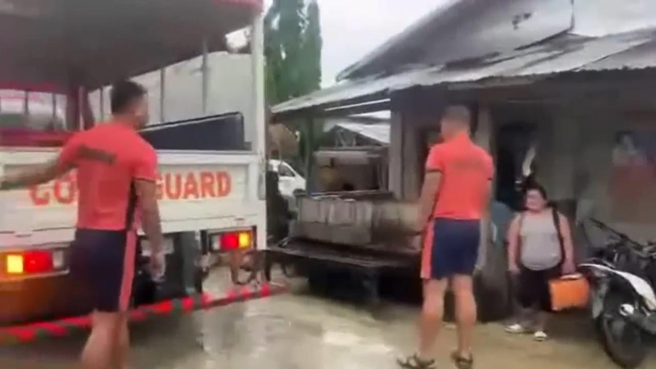 Tens of thousands evacuated to safety as typhoon approaches eastern Philippines