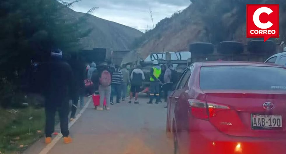 Tras casi siete horas de cierre, reabren el tránsito en la Carretera Central tras volcadura de cisterna
