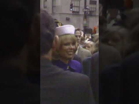 Resurfaced footage shows Trump marching in 1995 Veterans Day Parade he helped save #shorts