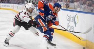 Bouchard scores in OT to give Oilers 3-2 win against Blackhawks