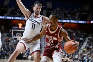 Last-second basket helps Central Connecticut State stun Boston College
