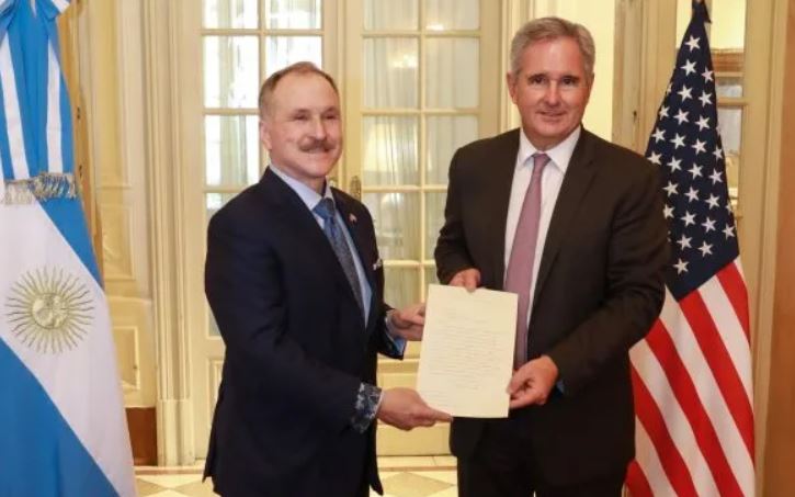 Pablo Quirno recibió a Peter Lamelas, el nuevo embajador de EEUU en la Argentina