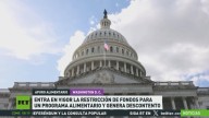 Descontento en EE.UU. por la entrada en vigor de la restricción de fondos para un programa alimentario
