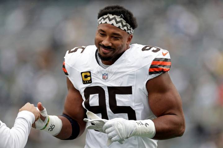 Browns’ Myles Garrett is thinking about when, not if, he will break the NFL sack record