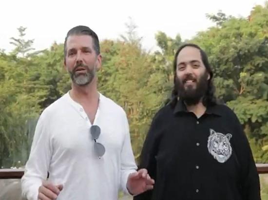 "This is better than I live," says Donald Trump Jr. after visting Vantara wildlife conservation site in Jamnagar