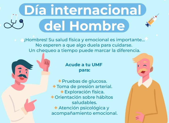 Promueve IMSS Hidalgo cuidado y prevención en salud masculina