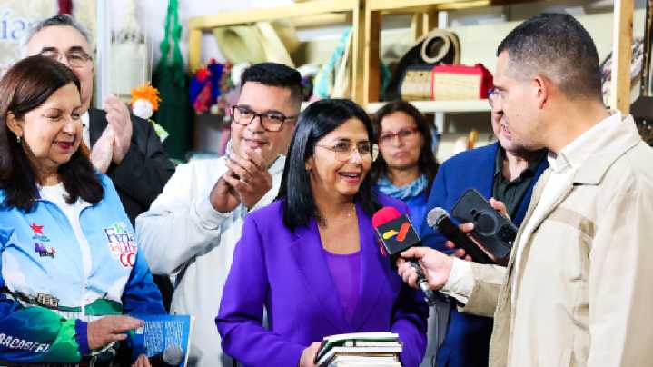 Vicepresidenta Delcy Rodríguez presente en la inauguración de la 16ª Feria del Libro de Caracas