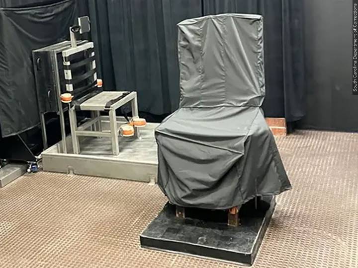 South Carolina executes killer who left bloody message, marking third firing